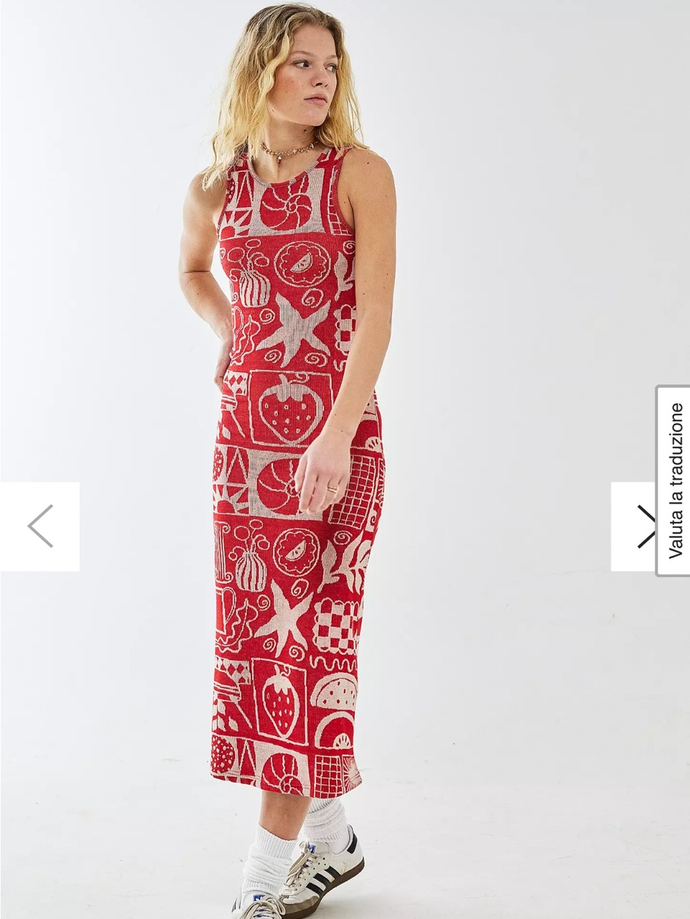 Damson Madder Jaquard Knit Midi Dress
